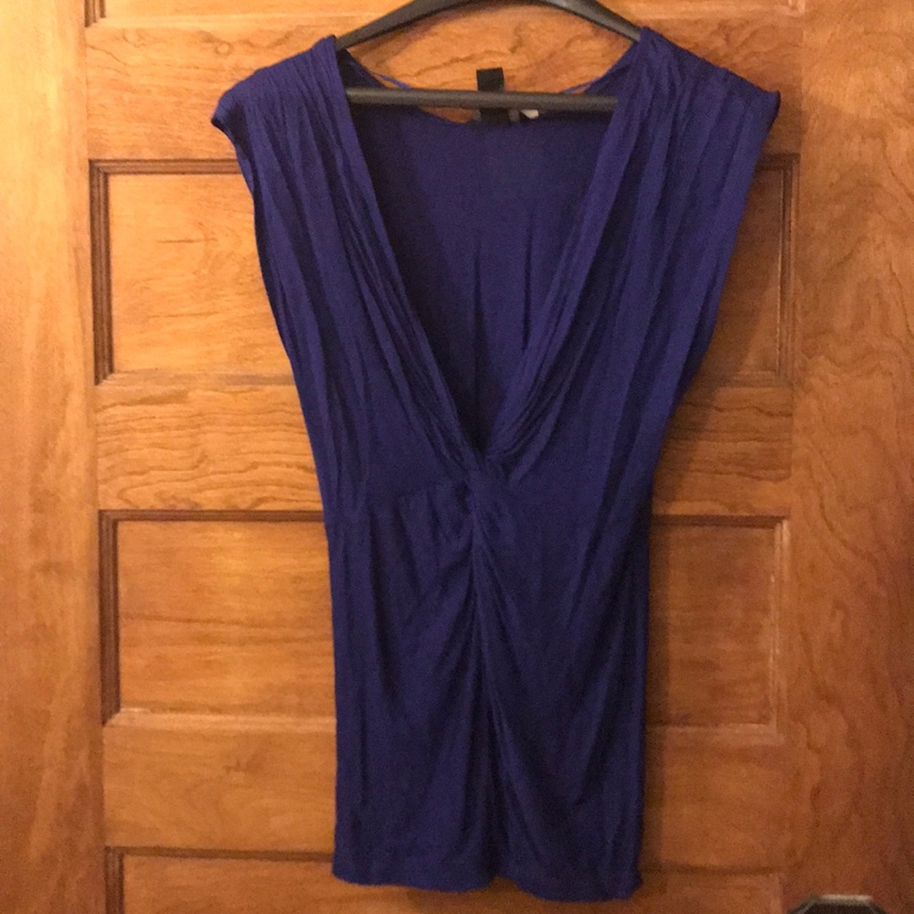 Blue Sleeveless Top